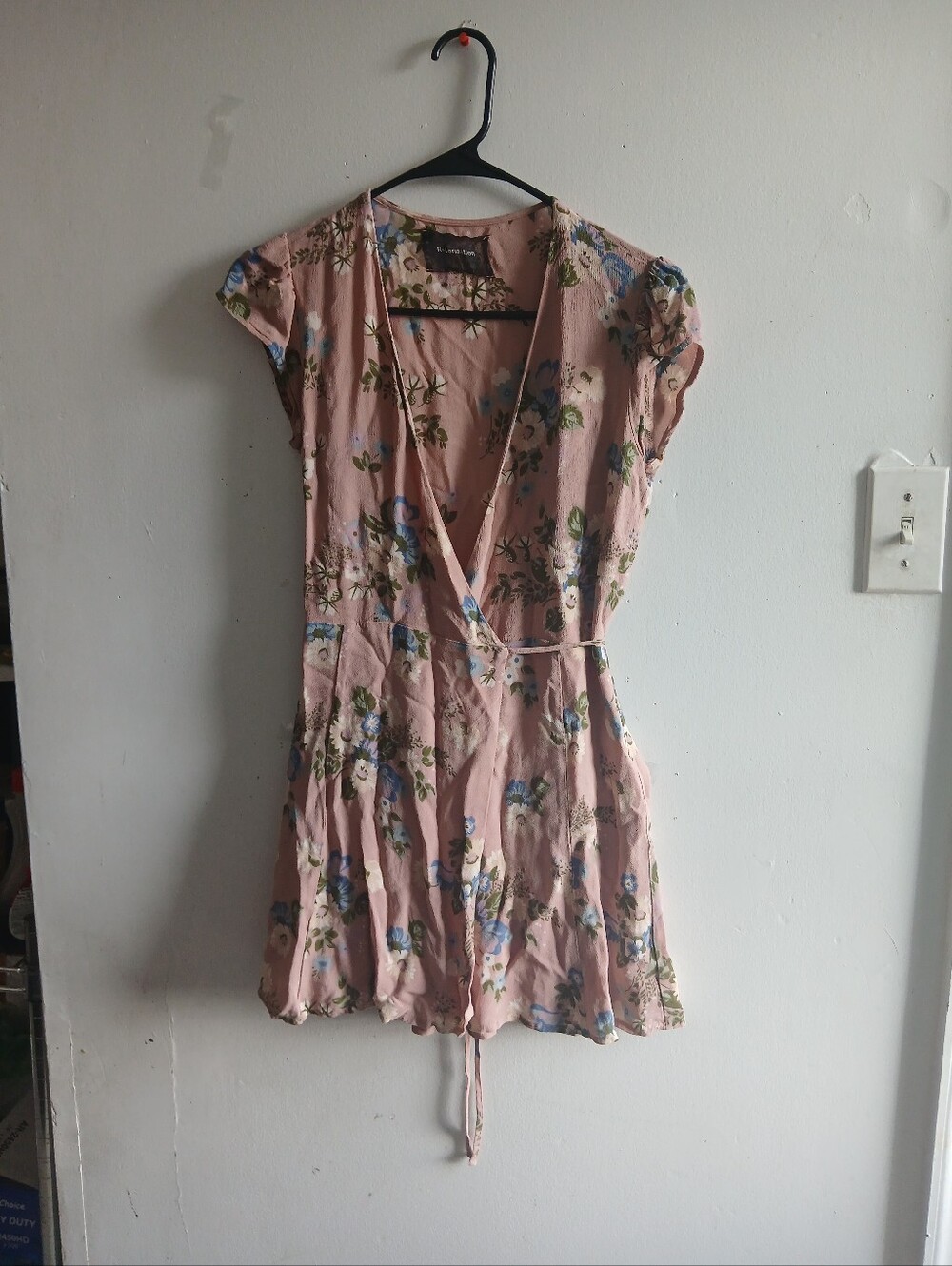 Reformation Pink Floral Mini Dress
